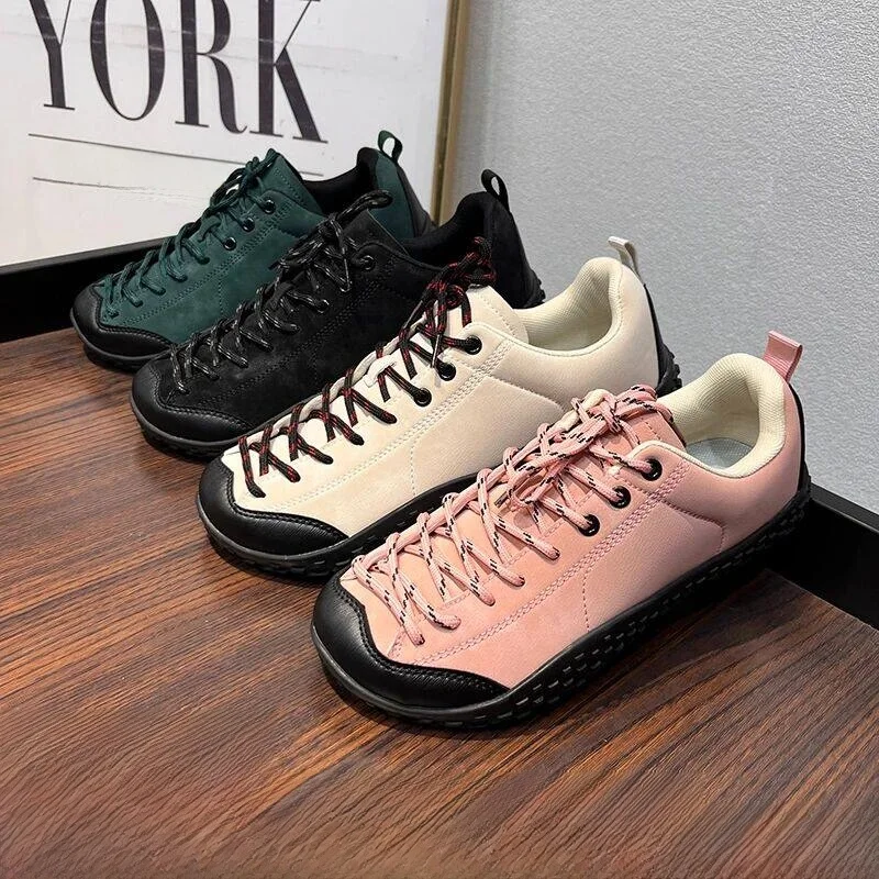 Retro Outdoor Unisex Casual Sports Shoes Thin Bottom Hiking Shoes Couple Low Top round Toe Comfortable Walking Shoes
Retro Outdoor Unisex Casual Sports Shoes Thin Bottom Hiking Shoes Couple Low Top round Toe Comfortable Walking Shoes
