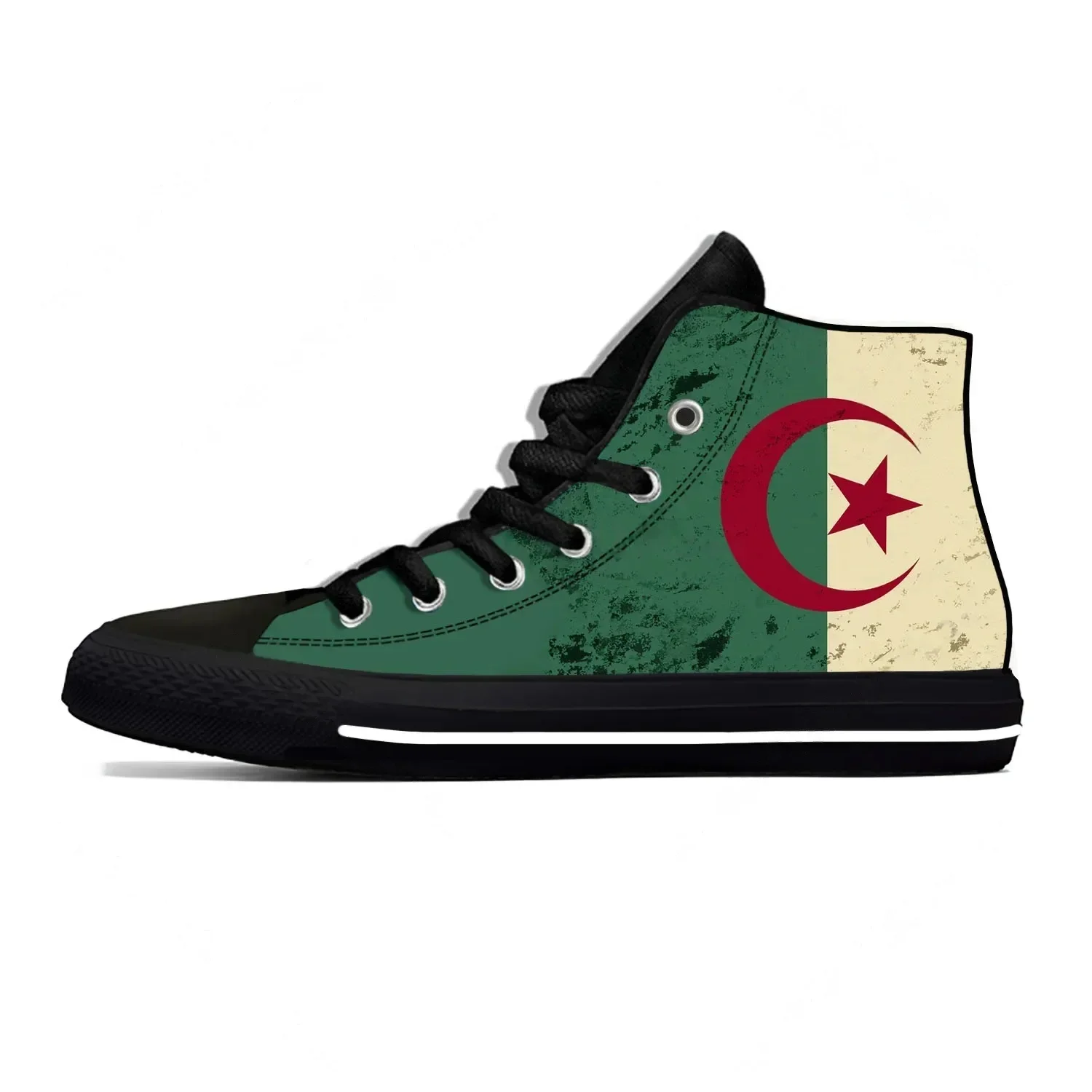 Летняя популярная 3D крутая Алжирский флаг, патриотическая модная повседневная обувь, высокие мужские и женские последние кроссовки, классические туфли для доски
Летняя популярная 3D крутая Алжирский флаг, патриотическая модная повседневная обувь, высокие мужские и женские последние кроссовки, классические туфли для доски