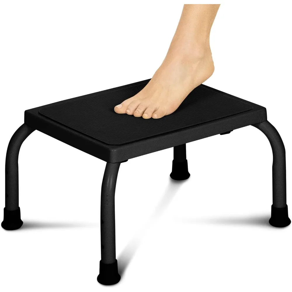 Metal Step Stool - Heavy Duty Stepping Stool for Adults and Kids - Foot Platform for Kitchen, Bedroom, Bathroom
Metal Step Stool - Heavy Duty Stepping Stool for Adults and Kids - Foot Platform for Kitchen, Bedroom, Bathroom