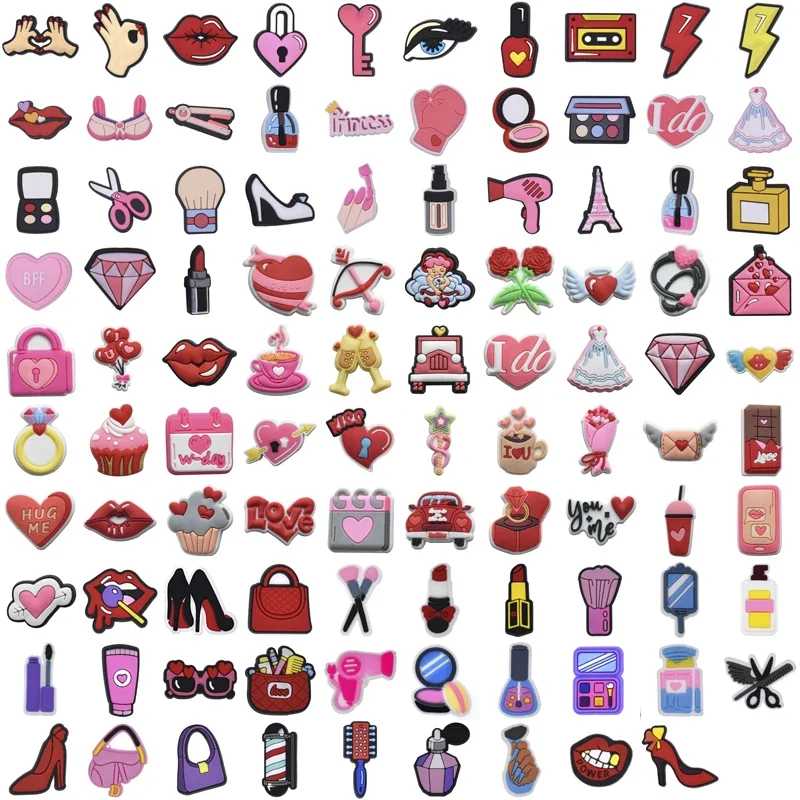 93-115 Pieces Bulk Shoe Charms for Crocs Accessories Cosmetics Shoes Charm for Croc Decorations Pins Men Jeans Woman Clogs Clips
93-115 Pieces Bulk Shoe Charms for Crocs Accessories Cosmetics Shoes Charm for Croc Decorations Pins Men Jeans Woman Clogs Clips