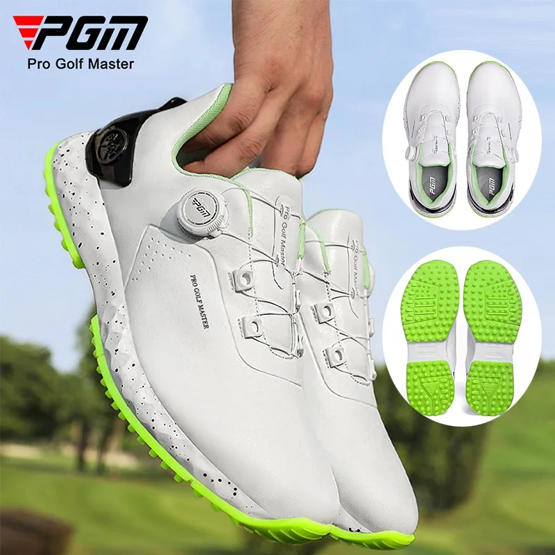Pgm New Golf Shoes Men Microfiber Leather Soft Sports Sneakers Male Waterproof Anti-slip Golf Footwear Cushioning Training Shoes
Pgm New Golf Shoes Men Microfiber Leather Soft Sports Sneakers Male Waterproof Anti-slip Golf Footwear Cushioning Training Shoes