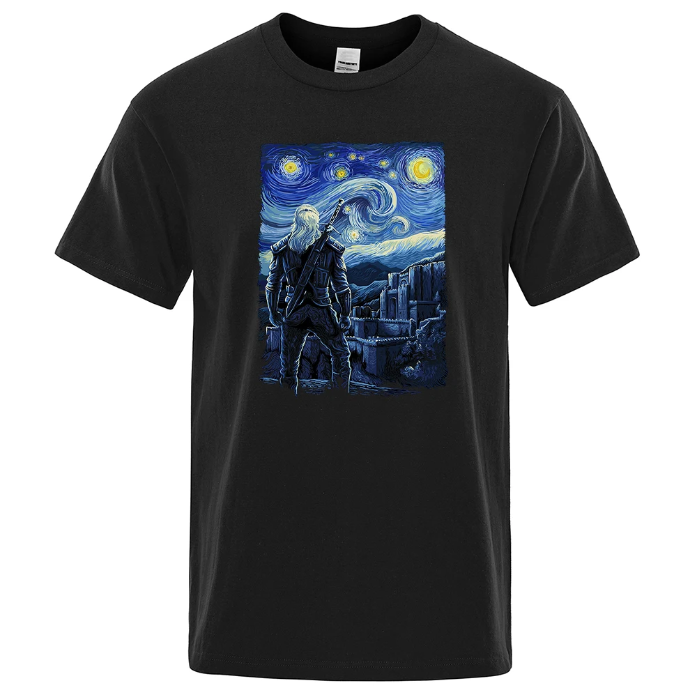 Starry Kaer Morhen Printed Man T-Shirt Comfortable Oversize T-Shirts Cool Breathable Short Sleeve Breathable Slim Tshirts Mens
Starry Kaer Morhen Printed Man T-Shirt Comfortable Oversize T-Shirts Cool Breathable Short Sleeve Breathable Slim Tshirts Mens