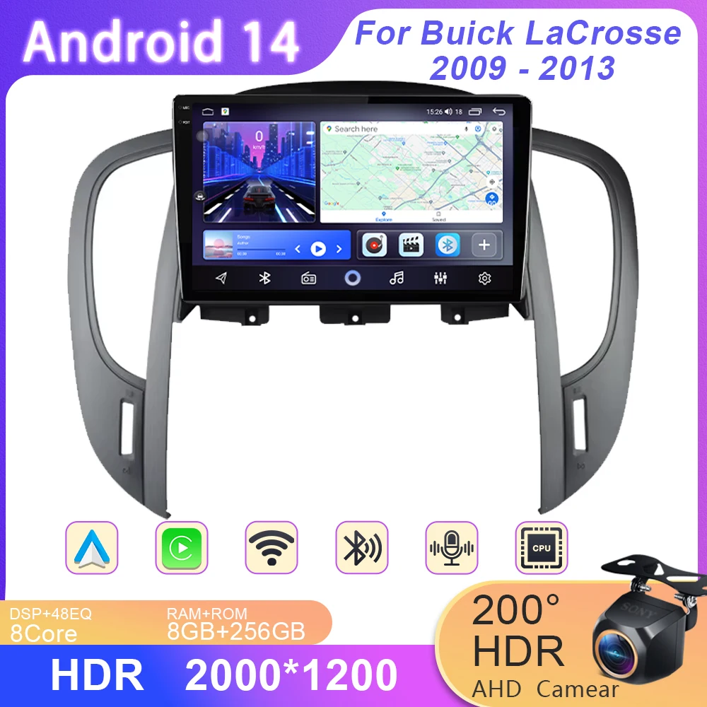 Android 14 Player GPS Navigation For Buick LaCrosse 2009 2010 2011 2012 2013 Radio Stereo Multimedia Car Screen No 2Din DVD GPS
Android 14 Player GPS Navigation For Buick LaCrosse 2009 2010 2011 2012 2013 Radio Stereo Multimedia Car Screen No 2Din DVD GPS