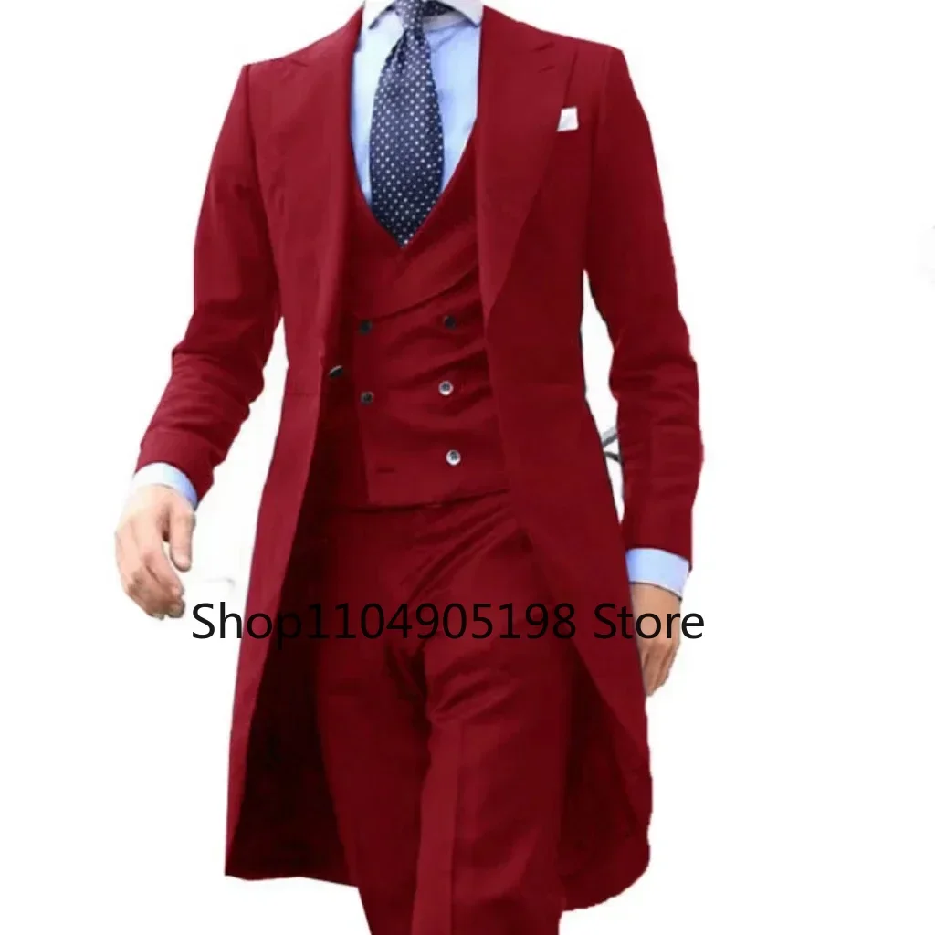 Fitted Tuxedo for Groomsmen Formal Jacket with Peak Lapel for Celebrities Elegant Party Dresses Summer Beach Wedding Parties
Fitted Tuxedo for Groomsmen Formal Jacket with Peak Lapel for Celebrities Elegant Party Dresses Summer Beach Wedding Parties