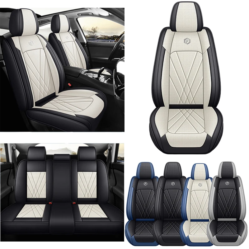 5-Piece Car Seat Covers Set, Perforated PU Leather Breathable & Comfortable, Full Protection, All-Season Use, Universal Fit
5-Piece Car Seat Covers Set, Perforated PU Leather Breathable & Comfortable, Full Protection, All-Season Use, Universal Fit