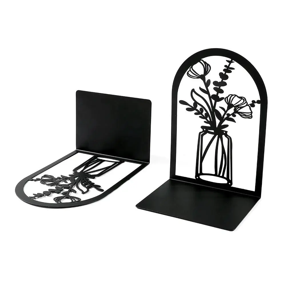 2Pcs New Anti-Slip Metal Bookends L-shaped Hollow Office Supplies Modern Flower Carved Pattern Bookshelf
2Pcs New Anti-Slip Metal Bookends L-shaped Hollow Office Supplies Modern Flower Carved Pattern Bookshelf