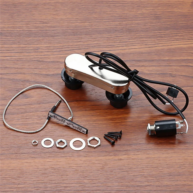 AA75-Violin Pickup Piezo Transducer Bridge Set With Tone Volume Knob For Violin Parts
AA75-Violin Pickup Piezo Transducer Bridge Set With Tone Volume Knob For Violin Parts