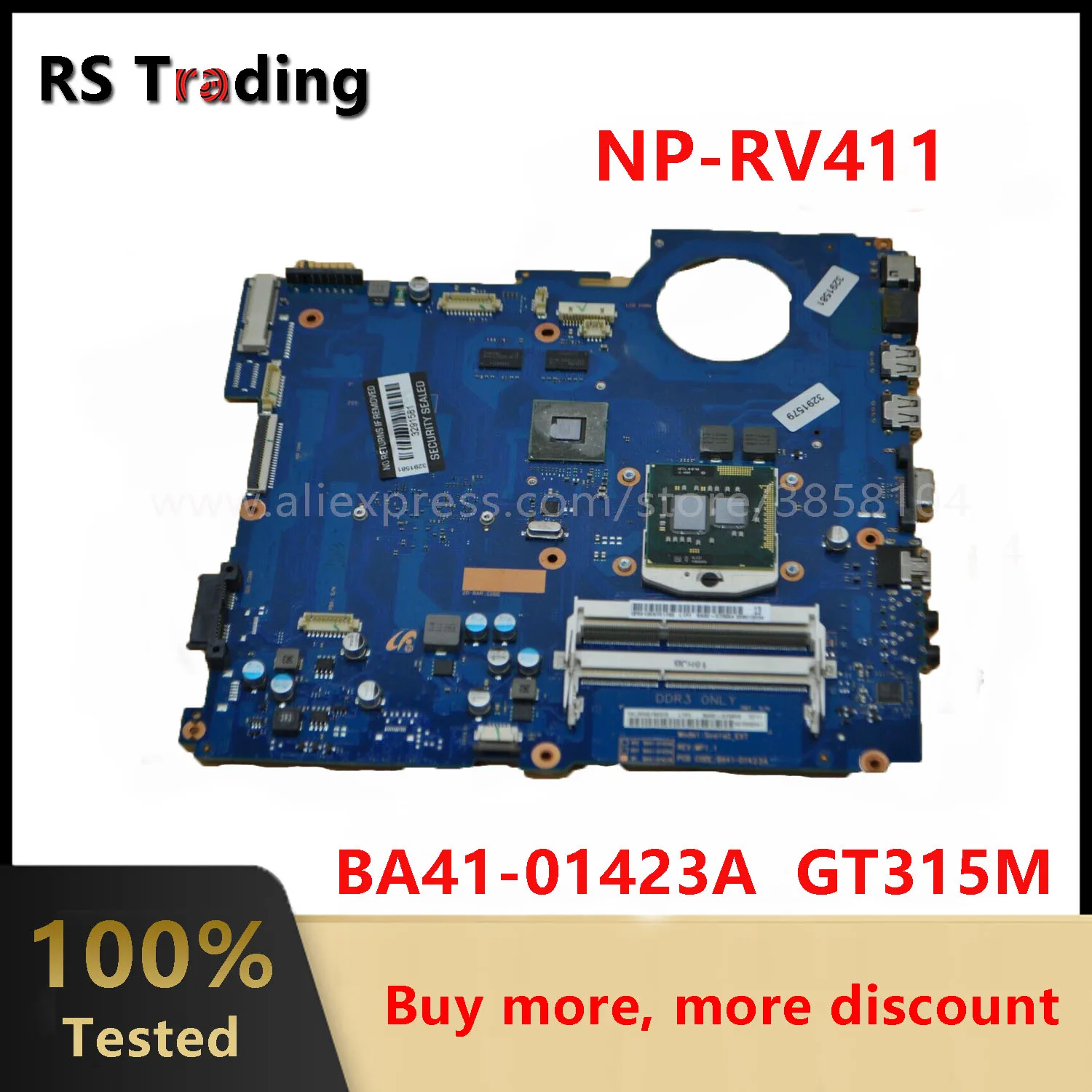 For Samsung NP-RV411 RV411 Laptop Motherboard With GT315M Video Card BA41-01423A BA41-01881A DDR3
For Samsung NP-RV411 RV411 Laptop Motherboard With GT315M Video Card BA41-01423A BA41-01881A DDR3