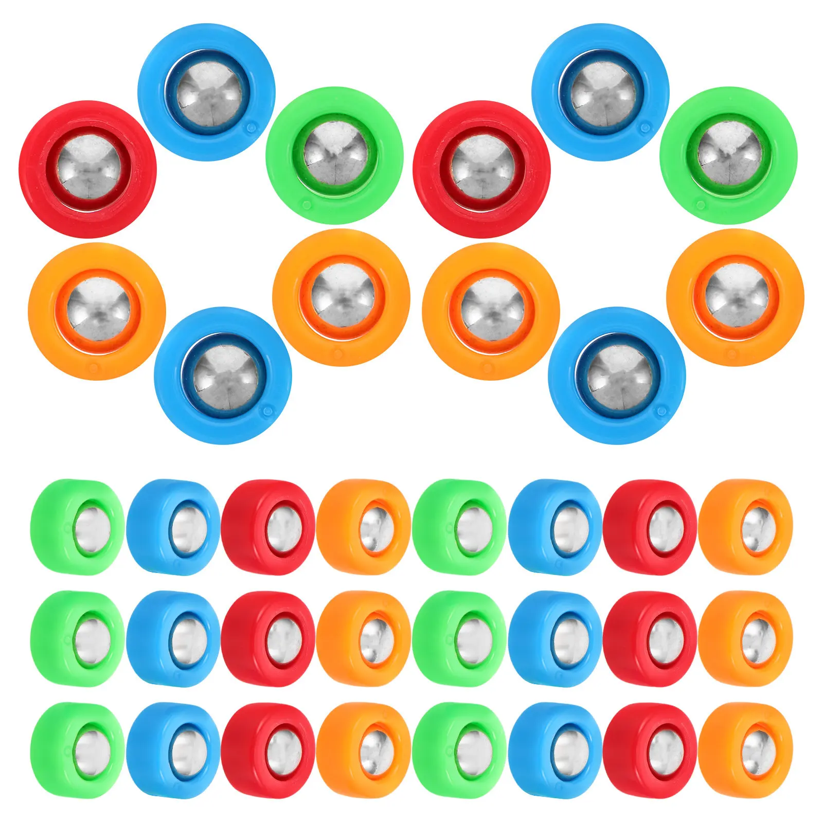 40Pcs Tabletop Shuffleboard Mini Pucks Compact Rollers Set Replacement Pucks Classroom
40Pcs Tabletop Shuffleboard Mini Pucks Compact Rollers Set Replacement Pucks Classroom