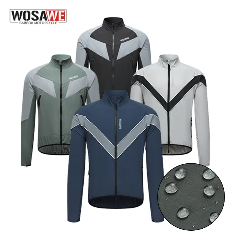 WOSAWE Men's Motorcycle Jacket Loose Night Run Reflective Sports Gym Sports Jogging Outdoor Coat Breathable Clothing
WOSAWE Men's Motorcycle Jacket Loose Night Run Reflective Sports Gym Sports Jogging Outdoor Coat Breathable Clothing