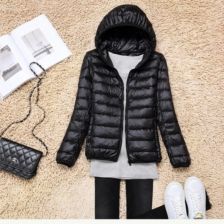 Women's Lightweight ort down Jaet 2023 Faionable Hooded Coat Autumn Winter Large Size Anti-Season Cotton Puffer
Women's Lightweight ort down Jaet 2023 Faionable Hooded Coat Autumn Winter Large Size Anti-Season Cotton Puffer