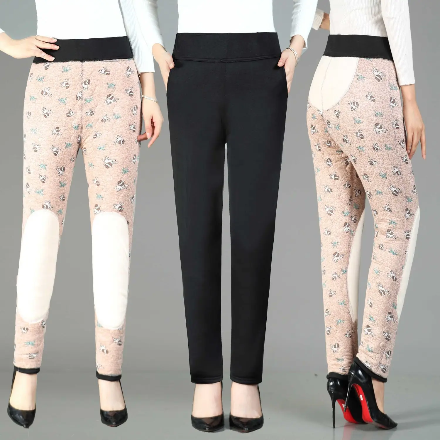 Women 2024 Autumn Winter New Middle-aged Warm Pants Female High Waist Straight Pant Ladies Solid Color Pockets Trousers E193
Women 2024 Autumn Winter New Middle-aged Warm Pants Female High Waist Straight Pant Ladies Solid Color Pockets Trousers E193