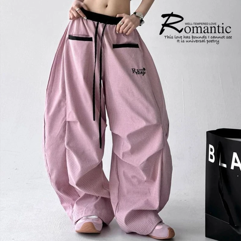 Blue Casual Pants Female Summer New Dopamine Korean Striped Pants 2025 Lazy Wind Draping Loose Fashion Wide-legged Pants
Blue Casual Pants Female Summer New Dopamine Korean Striped Pants 2025 Lazy Wind Draping Loose Fashion Wide-legged Pants