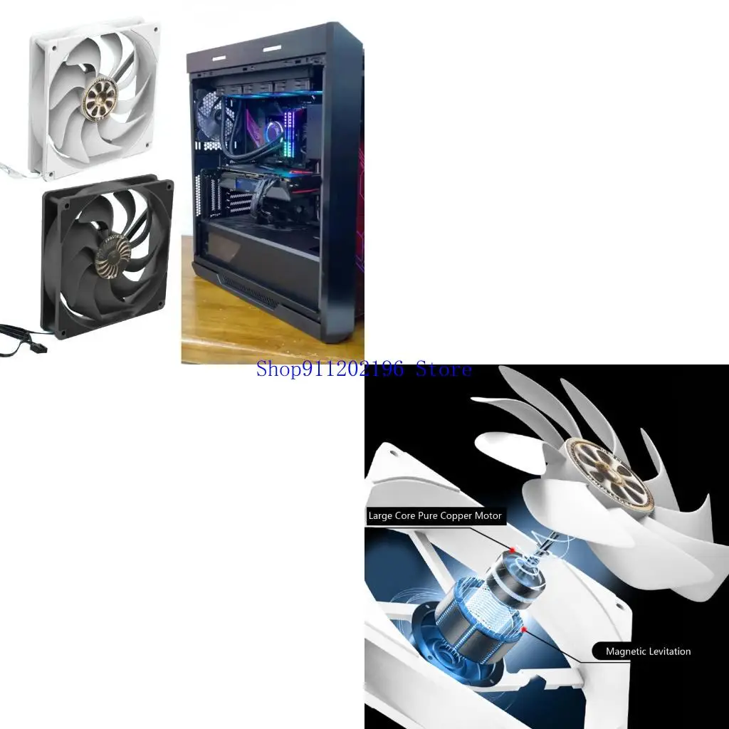 P82A 12CM Computer Case Fan Intelligent Speed Adjustment Quiet Operating PC Cooling System
P82A 12CM Computer Case Fan Intelligent Speed Adjustment Quiet Operating PC Cooling System