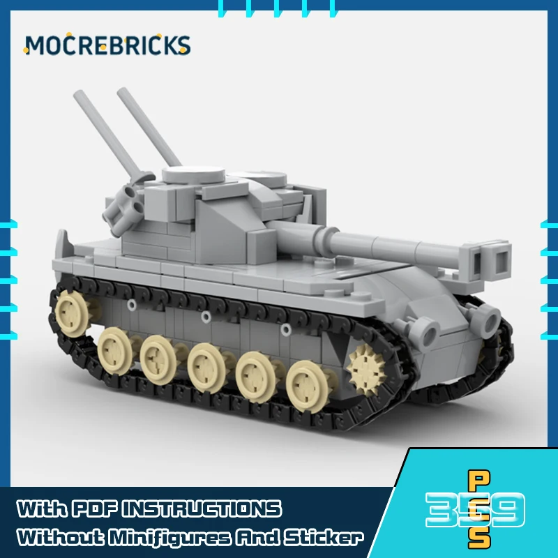MOC-231567 Military Vehicle Series ELC AMX BIS 1:45 Scale Tank Model Building Blocks Technology Bricks Toys Children Puzzle Gift
MOC-231567 Military Vehicle Series ELC AMX BIS 1:45 Scale Tank Model Building Blocks Technology Bricks Toys Children Puzzle Gift