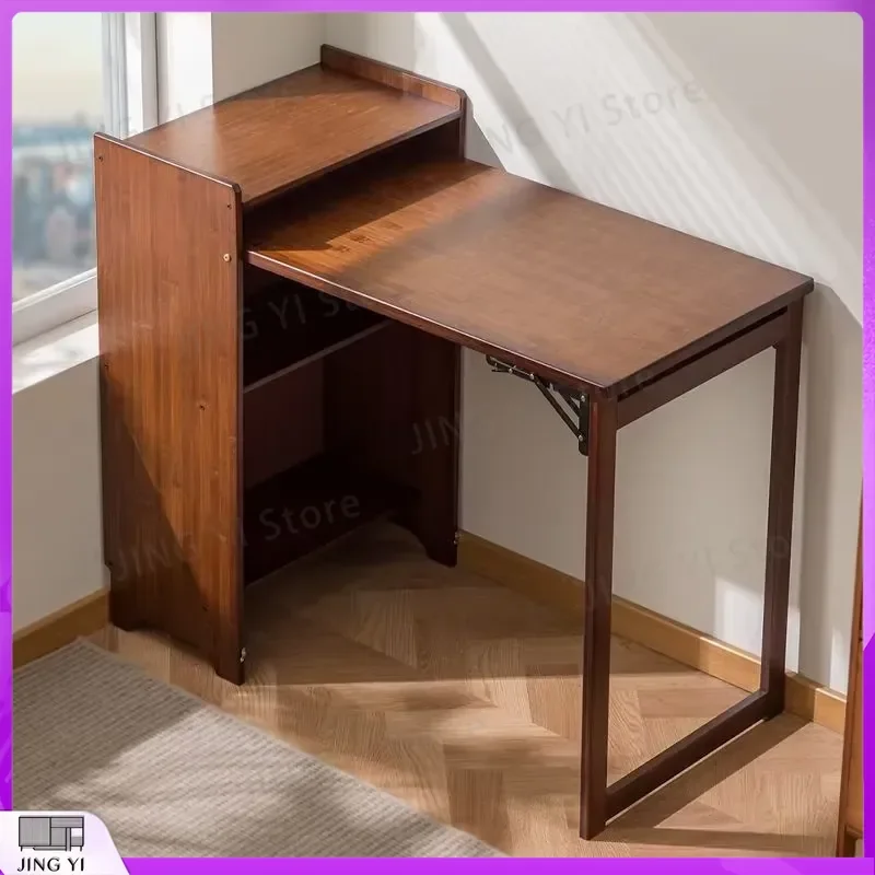 Folding Small Desk for Home Office Computer Desk with Bookshelf Multifunctional Writing Desk Space Saving Adjustable Height
Folding Small Desk for Home Office Computer Desk with Bookshelf Multifunctional Writing Desk Space Saving Adjustable Height