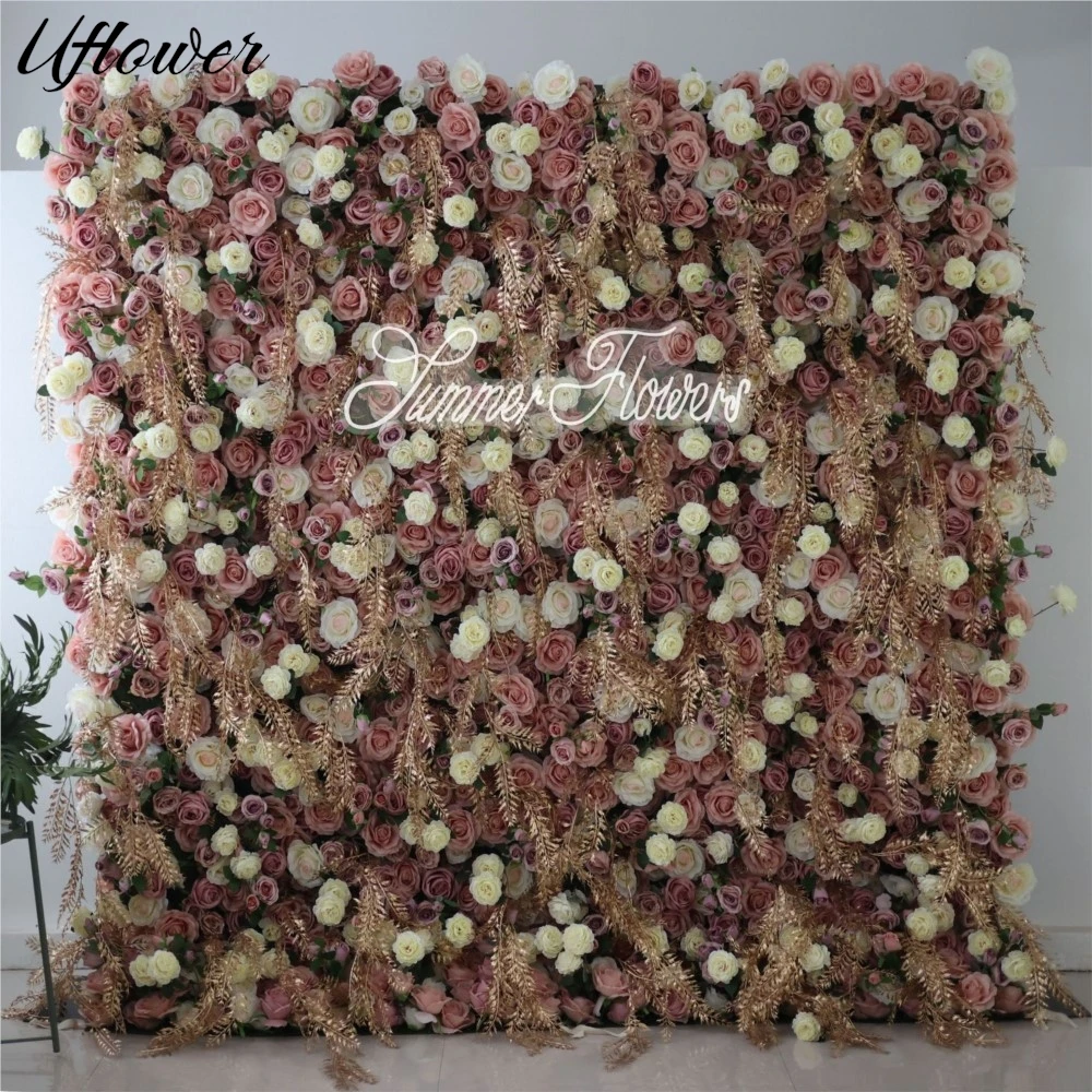 Uflower Pink Yellow Rose Peony Cloth Flower Wall Wedding Backdrop Fabric Hanging Curtain Floral Window Display Party Event Props
Uflower Pink Yellow Rose Peony Cloth Flower Wall Wedding Backdrop Fabric Hanging Curtain Floral Window Display Party Event Props
