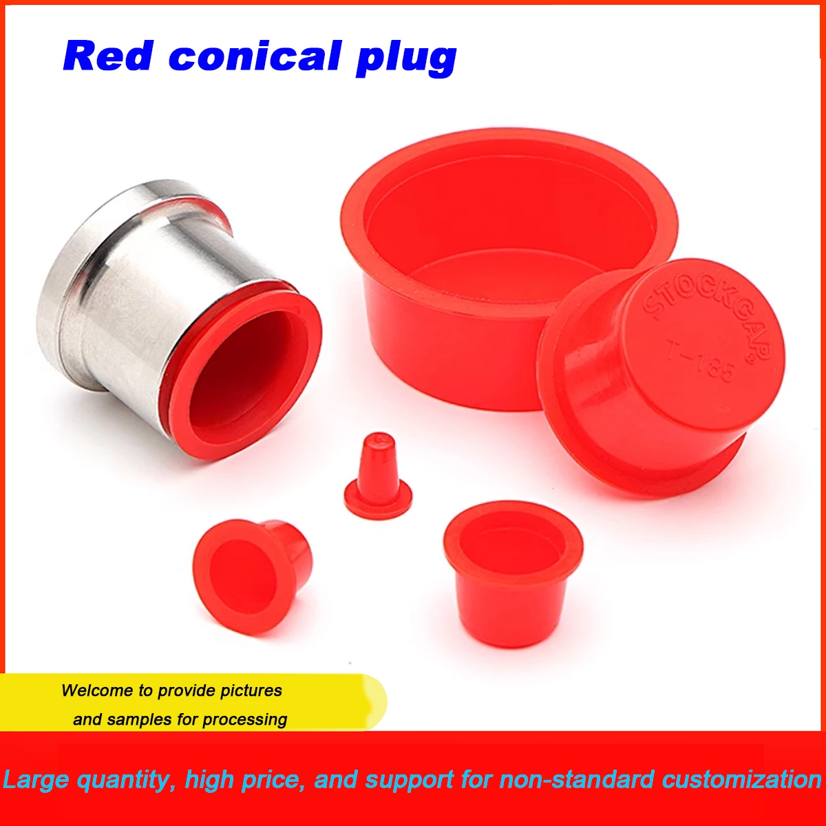 Internal Threaded Plastic Sleeve Hole Dust Plug Red Conical Plug/Round Pipe Screw Hole Plug
Internal Threaded Plastic Sleeve Hole Dust Plug Red Conical Plug/Round Pipe Screw Hole Plug