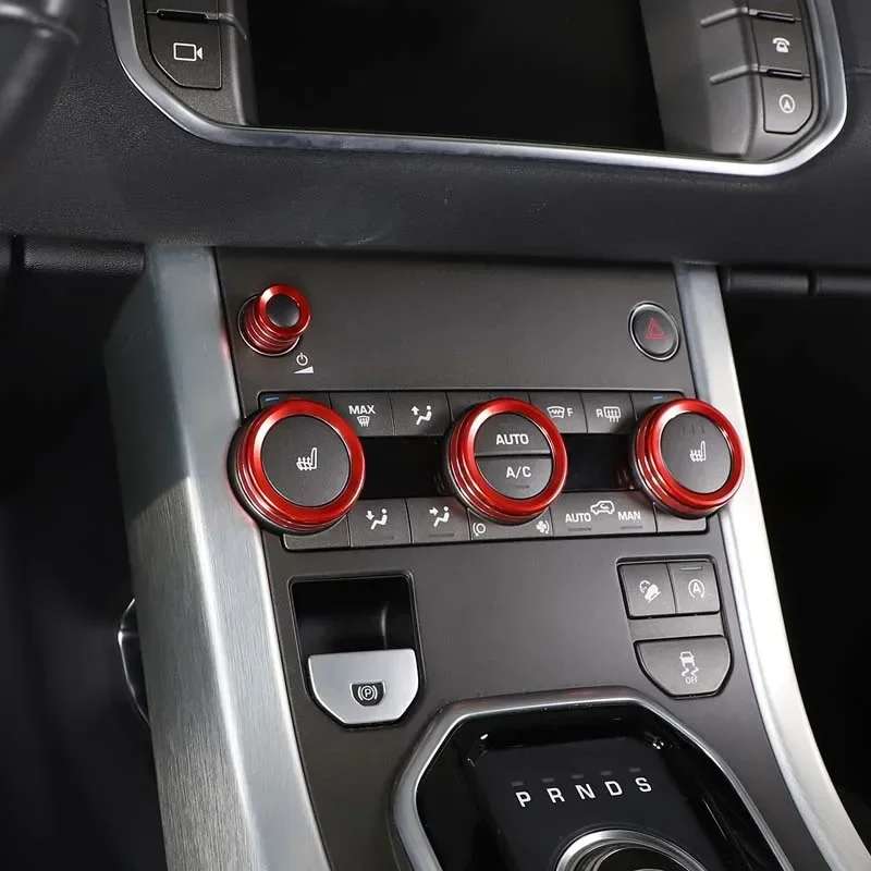 For Land Rover Evoque 2012-2018 Aluminum Alloy Silver/Red Car Air Conditioner Volume Knob Ring Trim Car Interior Accessories
For Land Rover Evoque 2012-2018 Aluminum Alloy Silver/Red Car Air Conditioner Volume Knob Ring Trim Car Interior Accessories