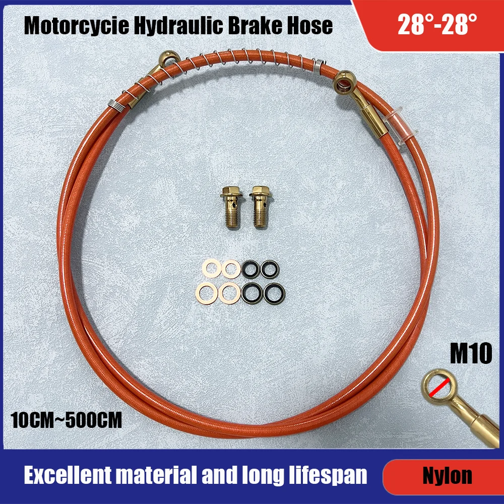 10-500cm orange joint with pipe nut nylon motorcycle bicycle special 28degree high temperature resistant brake oilpipe fuel pipe
10-500cm orange joint with pipe nut nylon motorcycle bicycle special 28degree high temperature resistant brake oilpipe fuel pipe