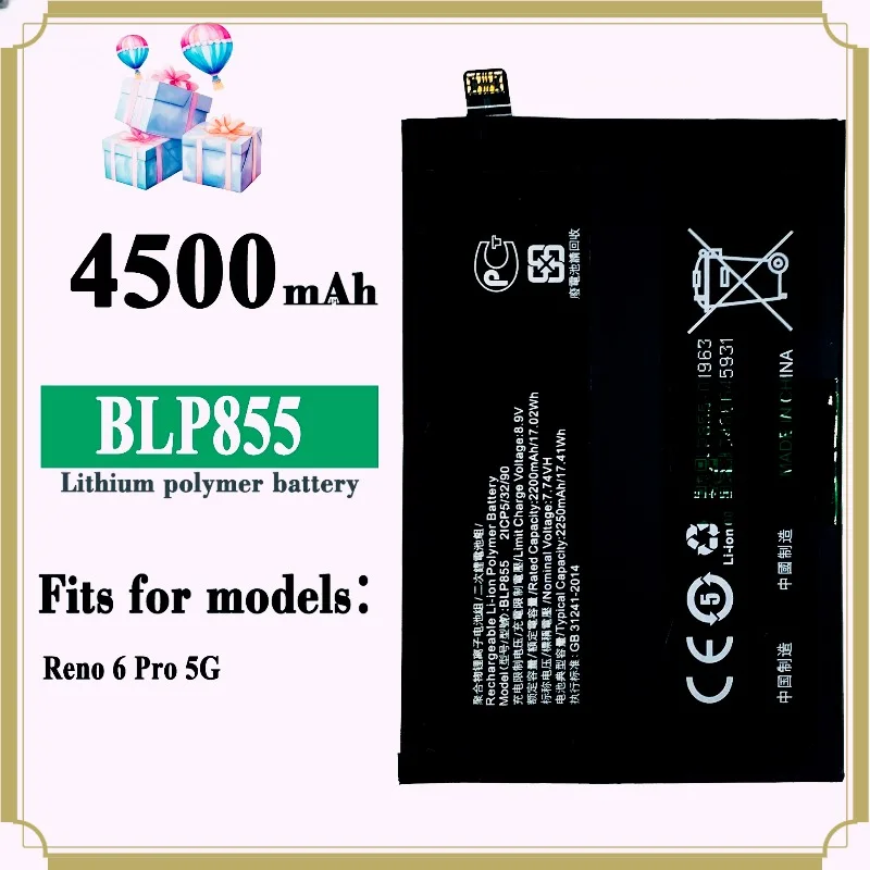 New for OPPO Find X3 Neo X5 Lite Reno6 Pro 5G K9 Pro Reno7 5G Reno8 5G CPH2371 CPH2249 BLP855 2x2200mAh Mobile Phone Battery
New for OPPO Find X3 Neo X5 Lite Reno6 Pro 5G K9 Pro Reno7 5G Reno8 5G CPH2371 CPH2249 BLP855 2x2200mAh Mobile Phone Battery