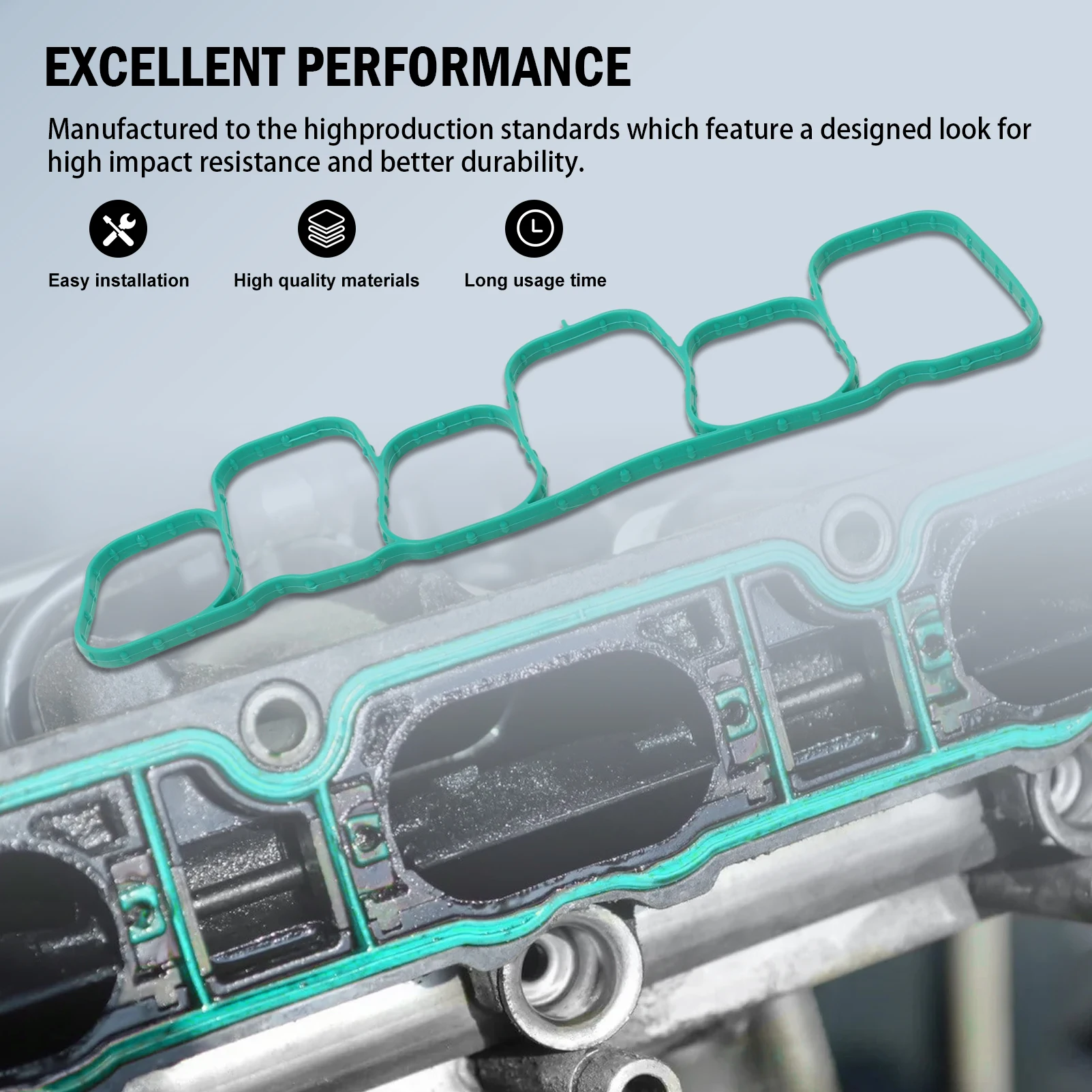 AT4Z-9H486-A Intake Manifold Plenum Gasket Compatible for F-150 Models w/ 3.5L or 3.7L Engine Fuel Injection Plenum Gasket
AT4Z-9H486-A Intake Manifold Plenum Gasket Compatible for F-150 Models w/ 3.5L or 3.7L Engine Fuel Injection Plenum Gasket
