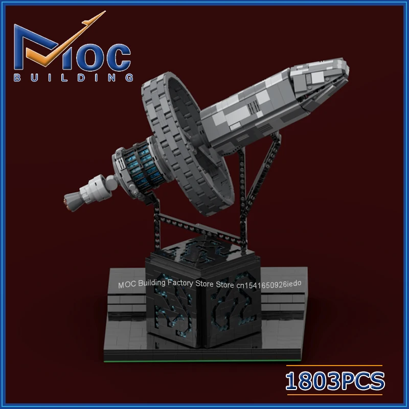 MOC Building Blocks Space Series Spaceship Vessel With Matrix Cube Model DIY Assemble Bricks Collection Display Toys Gifts
MOC Building Blocks Space Series Spaceship Vessel With Matrix Cube Model DIY Assemble Bricks Collection Display Toys Gifts