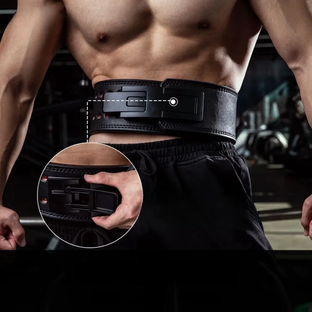 Fitness Waist Belt Squat Deadlift Cowhide Protective Gear Professional Lever Buckle Muscle Strength Lifting Waist Support Belt 
Fitness Waist Belt Squat Deadlift Cowhide Protective Gear Professional Lever Buckle Muscle Strength Lifting Waist Support Belt