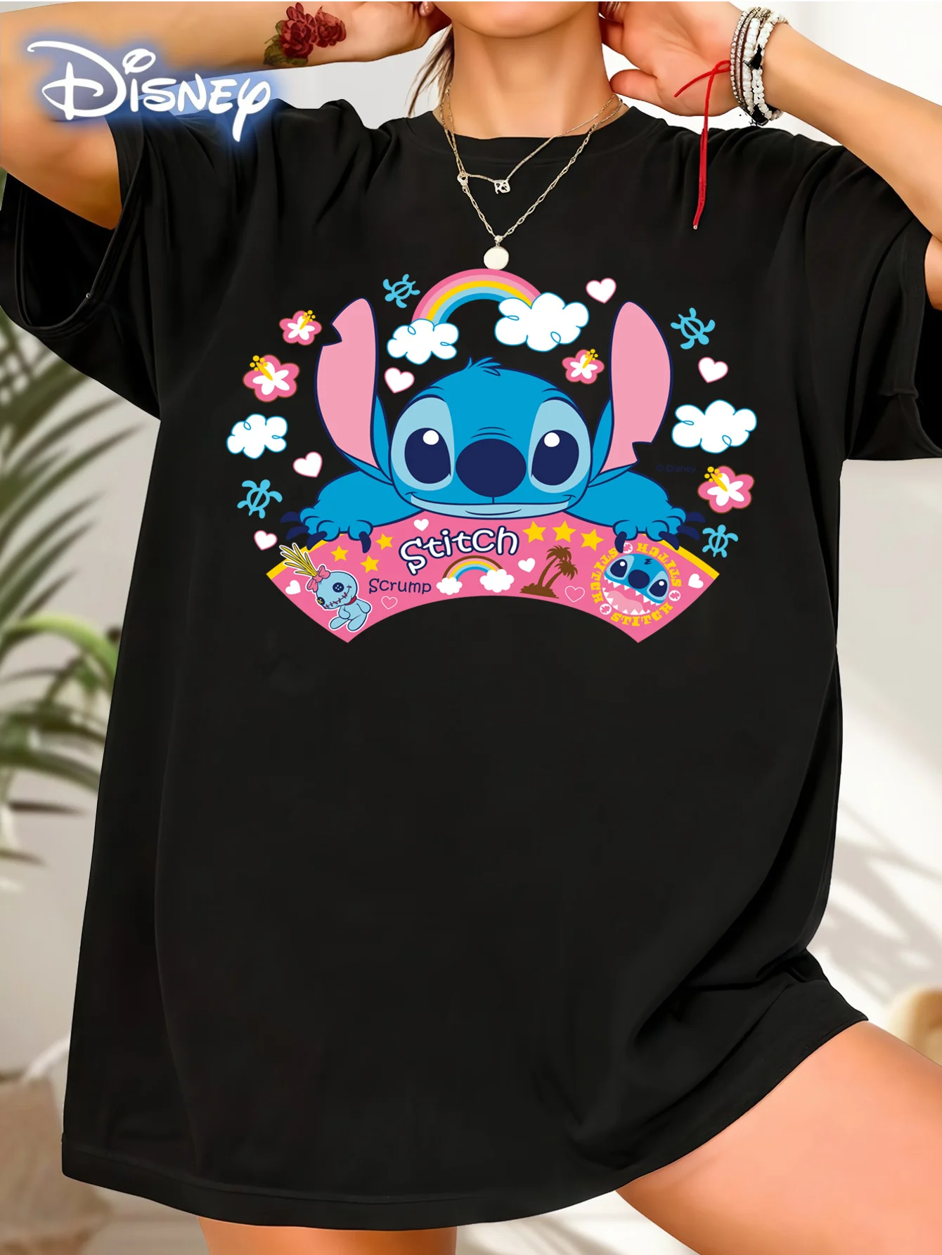Disney Princess Girls Cowboy Style T-shirt - Cute Casual Round Neck, Stitch and Lilo Cartoon Print, Machine Washable
Disney Princess Girls Cowboy Style T-shirt - Cute Casual Round Neck, Stitch and Lilo Cartoon Print, Machine Washable
