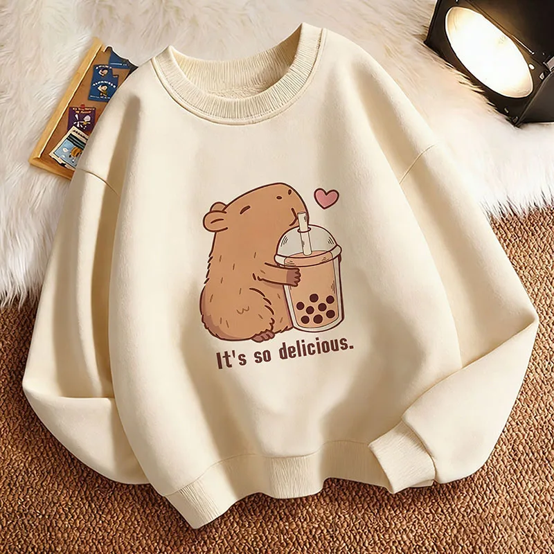 O-neck Y2k It So Delicious Capybara Design Hoodie Kids Children's Sweatshirt Hoody for Boys Girls Autumn Spring Casual Hoodies
O-neck Y2k It So Delicious Capybara Design Hoodie Kids Children's Sweatshirt Hoody for Boys Girls Autumn Spring Casual Hoodies