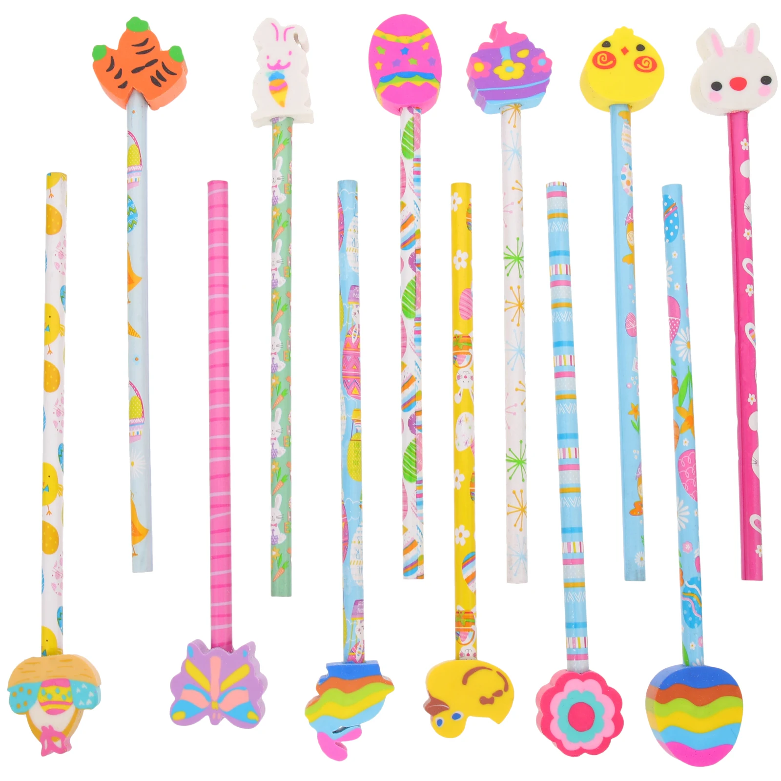 12 Pcs Easter Pencil Spring Pencils for Kids Bulk Classroom Erasers Children Writing High Capacity
12 Pcs Easter Pencil Spring Pencils for Kids Bulk Classroom Erasers Children Writing High Capacity