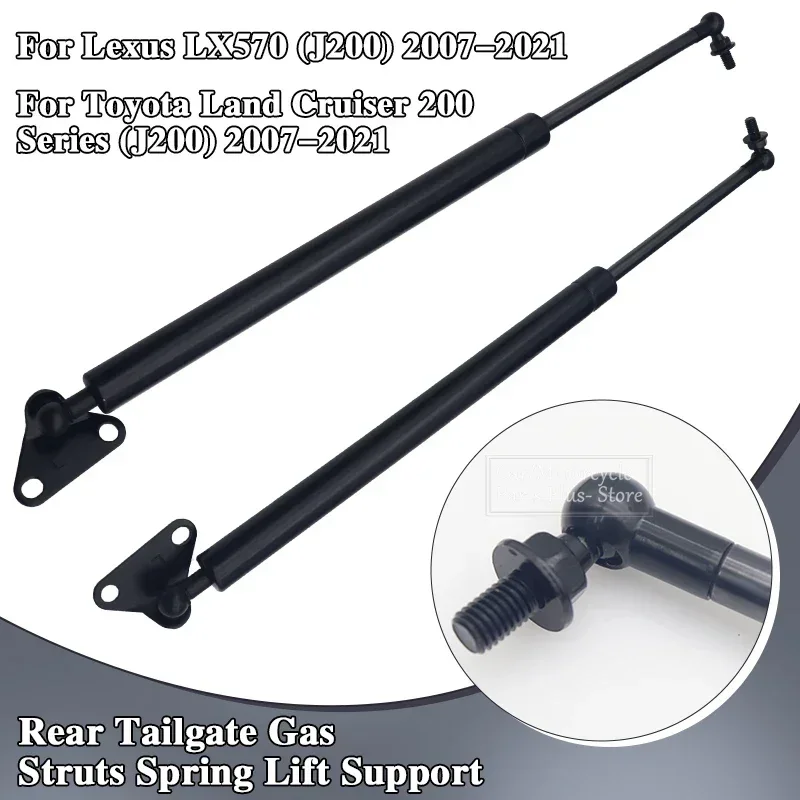 2pcs For 2007-2021 Toyota Land Cruiser 200 Series / Lexus LX570 (J200) Rear Tailgate Trunk Boot Gas Struts Lift Supports Shock
2pcs For 2007-2021 Toyota Land Cruiser 200 Series / Lexus LX570 (J200) Rear Tailgate Trunk Boot Gas Struts Lift Supports Shock