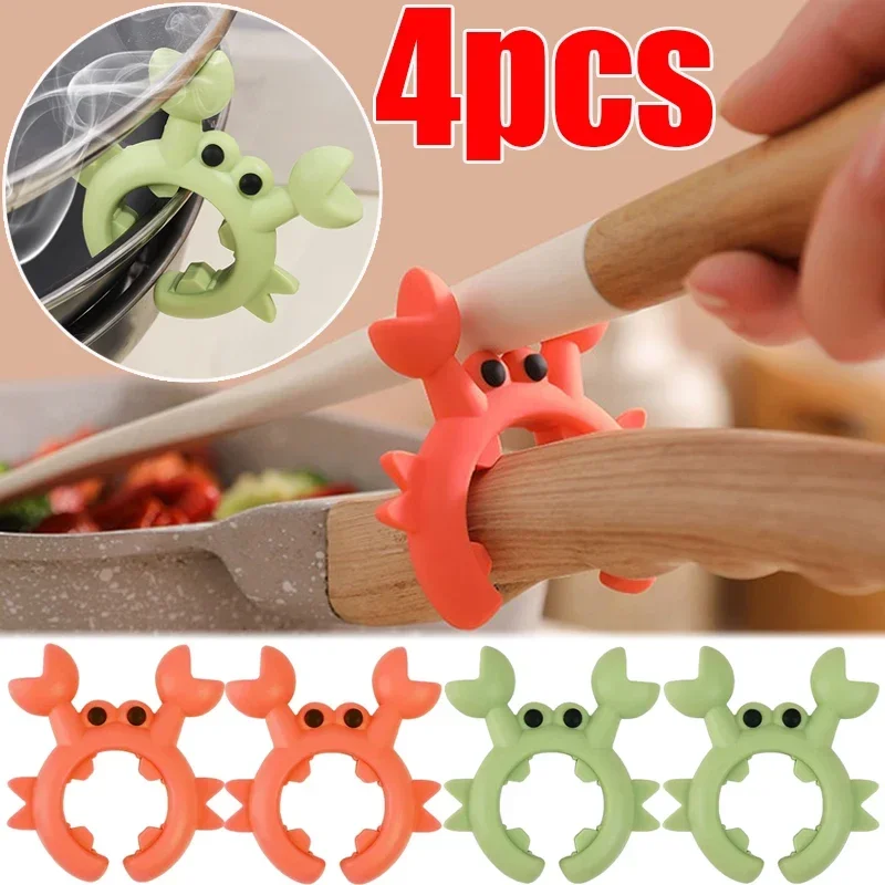 Silicone Small Crab Spatula Holder Anti Scalding Overflow Pot Clip Multi-function Spoon Rests Universal Shovel Rack Kitchen Tool
Silicone Small Crab Spatula Holder Anti Scalding Overflow Pot Clip Multi-function Spoon Rests Universal Shovel Rack Kitchen Tool