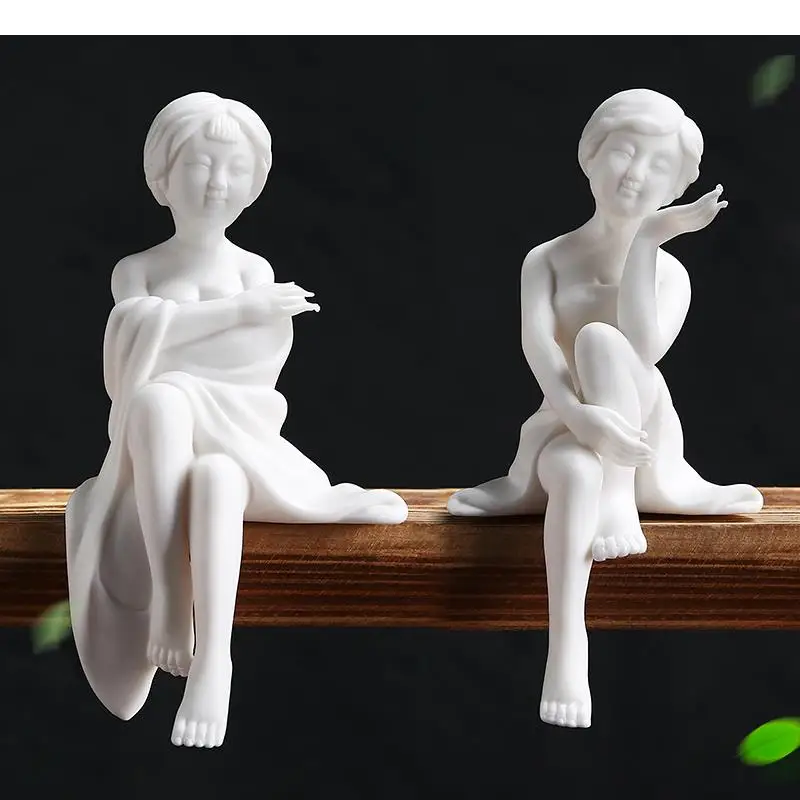 Китайская керамическая лютовая Guqin леди Классическая красивая Статуэтка для крыльца настольные украшения подарок на новоселье креативное украшение для дома
Китайская керамическая лютовая Guqin леди Классическая красивая Статуэтка для крыльца настольные украшения подарок на новоселье креативное украшение для дома