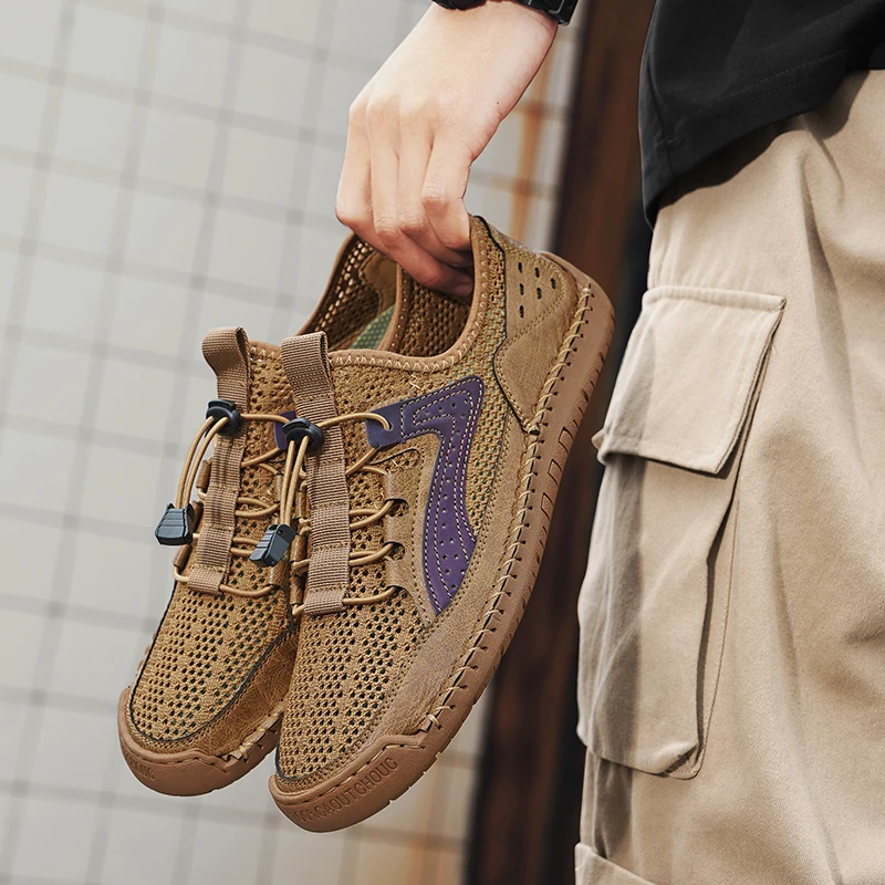 Men Casual Sandals Handcrafted Flat Bottomed Super Fiber Fabric Breathable Comfortable Daily Men Casual Shoes
Men Casual Sandals Handcrafted Flat Bottomed Super Fiber Fabric Breathable Comfortable Daily Men Casual Shoes