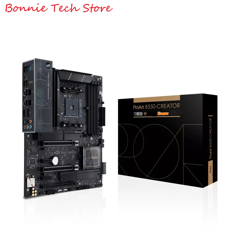Материнская плата ProArt B550-CREATOR ,B550 Ryzen AM4 ATX с поддержкой PCIe 4,0 и Dual Thunderbolt 4 Type-C
Материнская плата ProArt B550-CREATOR ,B550 Ryzen AM4 ATX с поддержкой PCIe 4,0 и Dual Thunderbolt 4 Type-C