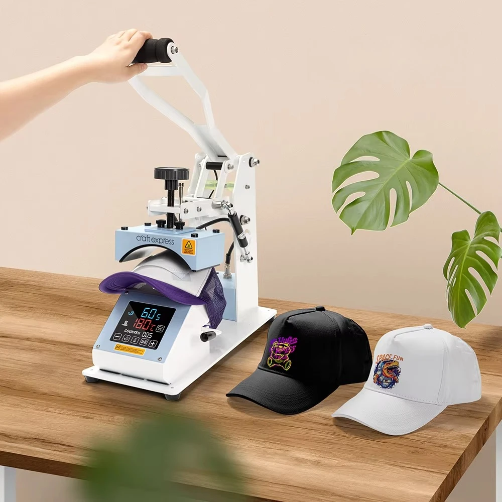 Manual Hat Press Cap Heat Transfer Printing Machine for Sublimation & Craft Hobby for Garments & Labels Grade
Manual Hat Press Cap Heat Transfer Printing Machine for Sublimation & Craft Hobby for Garments & Labels Grade