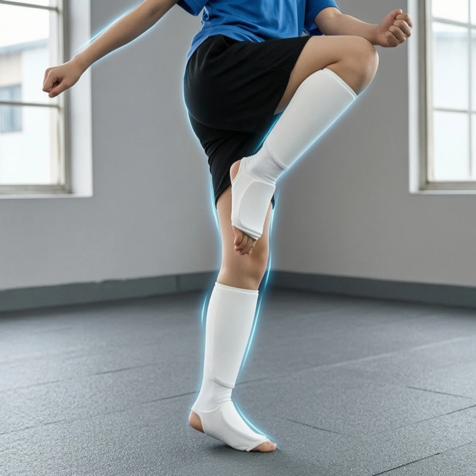 Knitted Shin Guard with Foot Cover Comfortable Shin Guard with Instep Protection Leg Foot Protector Snug Safety Gear Secure
Knitted Shin Guard with Foot Cover Comfortable Shin Guard with Instep Protection Leg Foot Protector Snug Safety Gear Secure