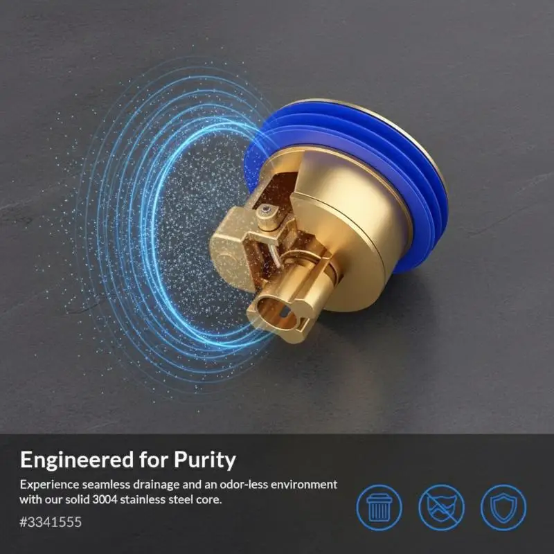 Brass One Way Valve Drain Plug Drop In Type Backflow Stopper for Shower Floor Drains Anti Odor and Pest Protection
Brass One Way Valve Drain Plug Drop In Type Backflow Stopper for Shower Floor Drains Anti Odor and Pest Protection
