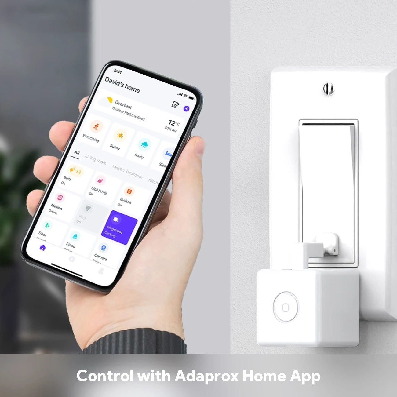 Умный пульт-робот BT Fingerbot для управления кнопками через приложение Smart Life и голосовое управление, совместимый с умным домом
Умный пульт-робот BT Fingerbot для управления кнопками через приложение Smart Life и голосовое управление, совместимый с умным домом