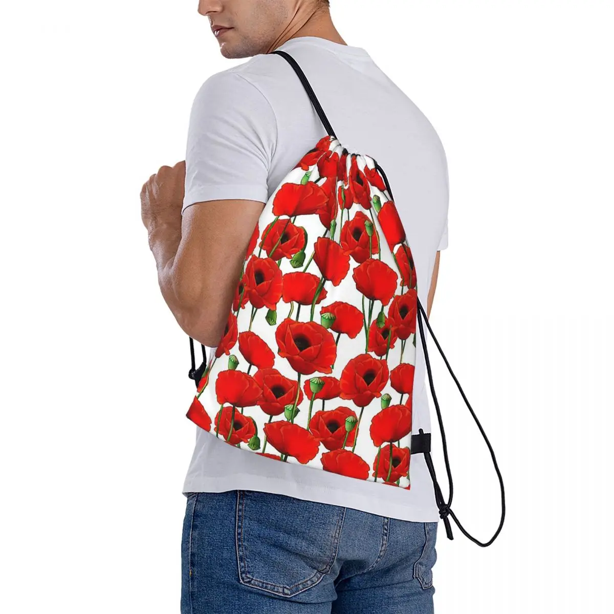 Poppy Pattern Backpacks Multi-function Drawstring Bags Sports Bag Book Bags for Man Woman School
Poppy Pattern Backpacks Multi-function Drawstring Bags Sports Bag Book Bags for Man Woman School