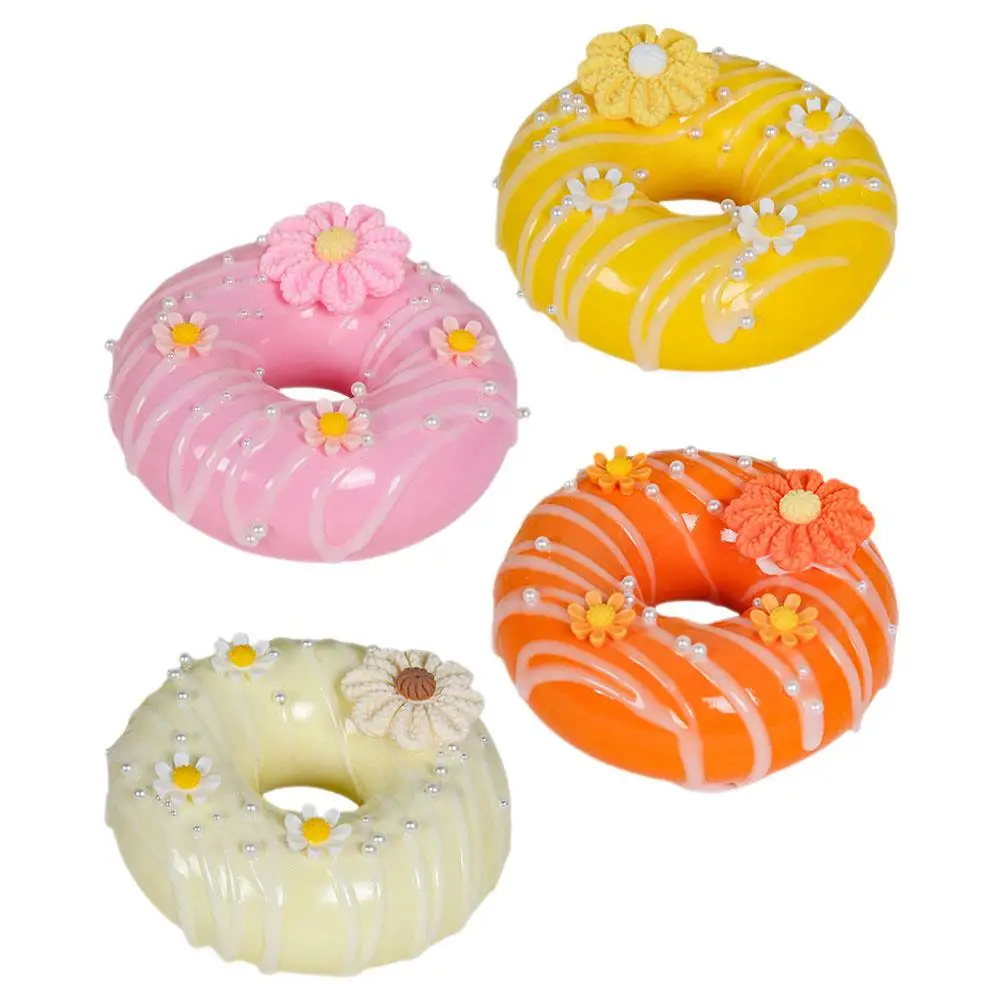 4PCS Simulated Donut Decoration Realistic Artificial Sweets Models PVC Pink Yellow White Orange Teaching Tools Montessori
4PCS Simulated Donut Decoration Realistic Artificial Sweets Models PVC Pink Yellow White Orange Teaching Tools Montessori