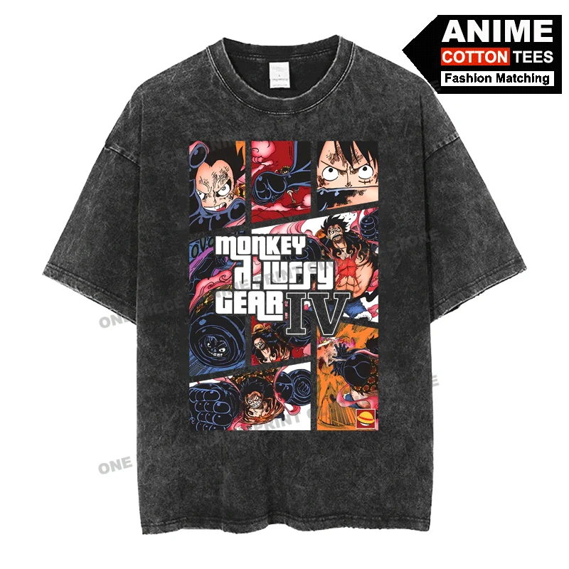 Anime Peripheral Clothing ONE PIECE - GEAR 4 Luffy Poster Print T Shirt y2k Street styl Men Women Short Sleeve Cotton Loose Tees
Anime Peripheral Clothing ONE PIECE - GEAR 4 Luffy Poster Print T Shirt y2k Street styl Men Women Short Sleeve Cotton Loose Tees