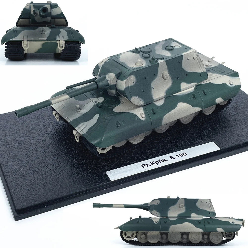 Diecast 1:72 Scale German E100 Heavy Tank Rat Camouflage Painted Alloy Tank Model Collectible Toy Gift Souvenir Display Ornament
Diecast 1:72 Scale German E100 Heavy Tank Rat Camouflage Painted Alloy Tank Model Collectible Toy Gift Souvenir Display Ornament