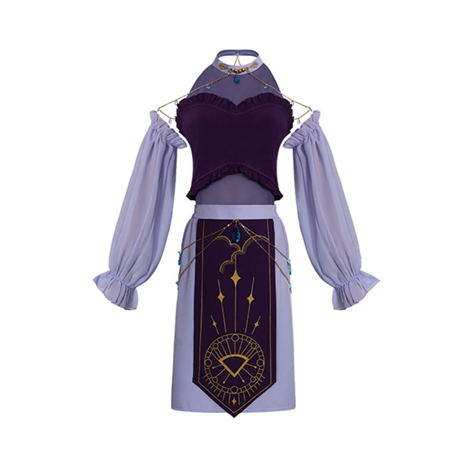 Japanese Anime Band Stage Cosplay Costume Sayo Style Starry Sky Skirt Outfit Carnival Halloween Role Play
Japanese Anime Band Stage Cosplay Costume Sayo Style Starry Sky Skirt Outfit Carnival Halloween Role Play
