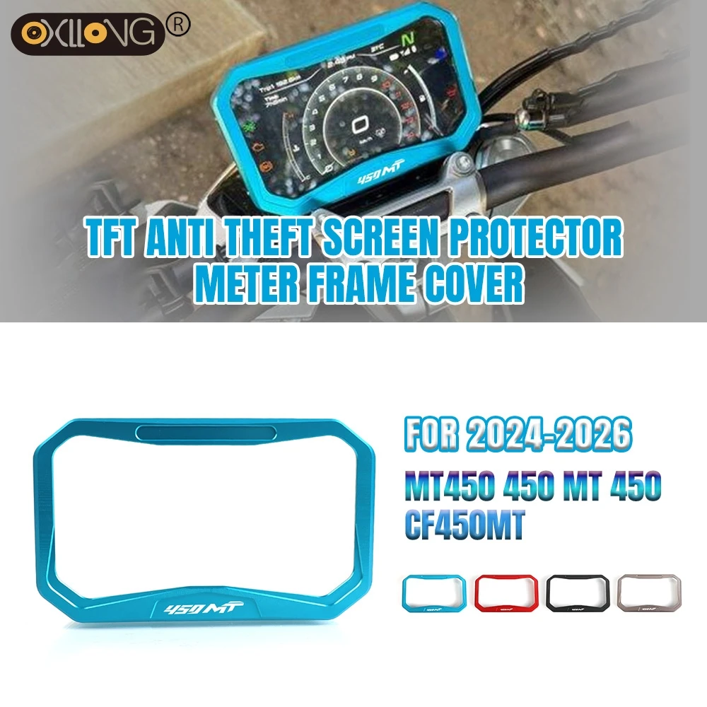 450MT 250SR Motorcycle TFT Anti Theft Screen Protector Meter Frame Cover For CFMOTO MT 450 450SR 450SS 450NK 800NK Accessories
450MT 250SR Motorcycle TFT Anti Theft Screen Protector Meter Frame Cover For CFMOTO MT 450 450SR 450SS 450NK 800NK Accessories