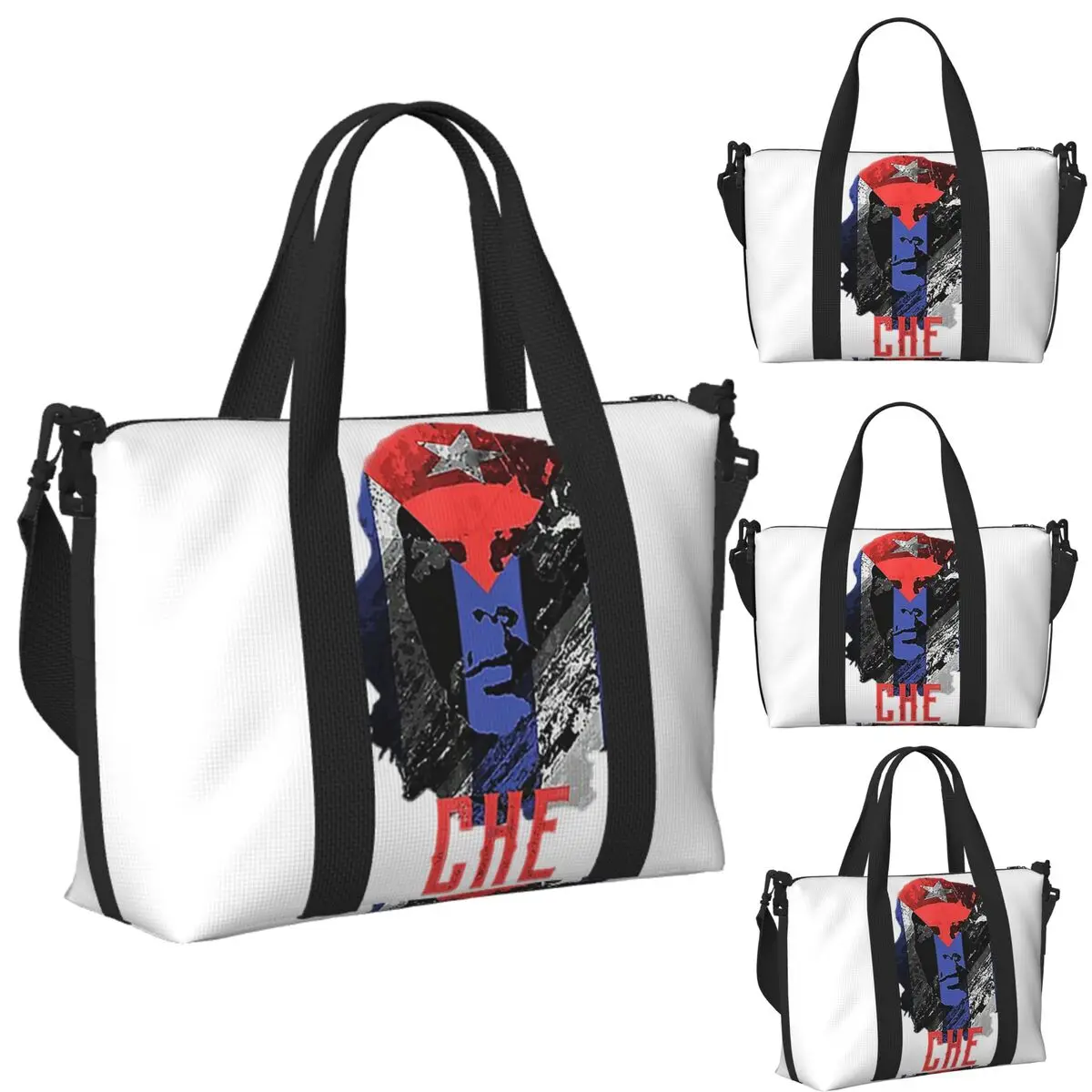 Custom Che Guevara Beach Travel Bag Large Capacity Tote Bags for Gym Yoga Women Shopping Duffle Shoulder Bag
Custom Che Guevara Beach Travel Bag Large Capacity Tote Bags for Gym Yoga Women Shopping Duffle Shoulder Bag