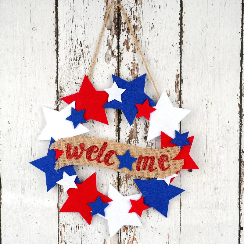 Premium Cross‑border 4th of July Star Decor Non‑Woven Five‑Pointed Door Hangings for Western Independence Day Home Party Props
Premium Cross‑border 4th of July Star Decor Non‑Woven Five‑Pointed Door Hangings for Western Independence Day Home Party Props