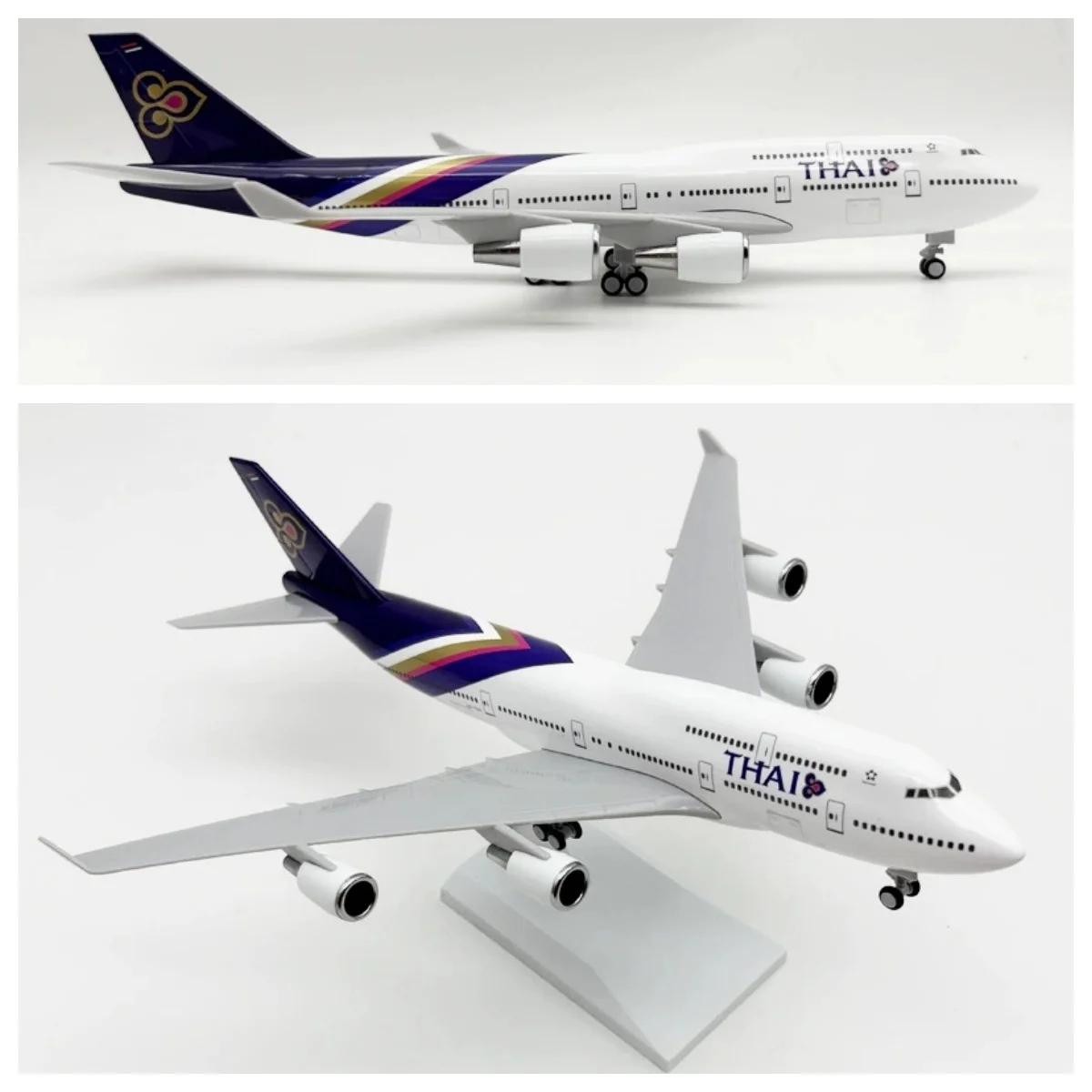 1/240 scale Thai B747 Airplane Model Kits Resin Plane Model with Display Stand wheel for Adult Aviation Gift or Decorations
1/240 scale Thai B747 Airplane Model Kits Resin Plane Model with Display Stand wheel for Adult Aviation Gift or Decorations