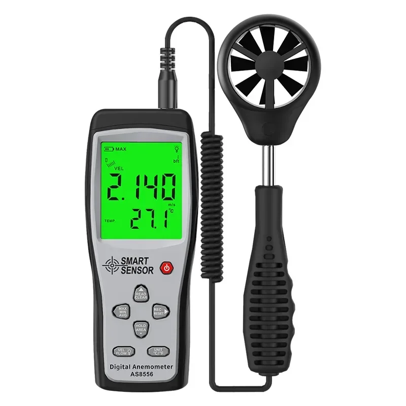 As8336/As8556 Impeller Type Anemograph Wind Speed and Temperature Wind Meter 45 M/s Anemometer
As8336/As8556 Impeller Type Anemograph Wind Speed and Temperature Wind Meter 45 M/s Anemometer